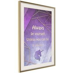 Arkiio Affisch Be Yourself [Poster] 40x60 Poster